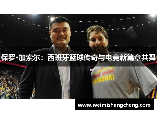 保罗·加索尔：西班牙篮球传奇与电竞新篇章共舞